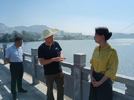 大冶市委常委宣传部部长张居勤调研保安湖河湖长制工作